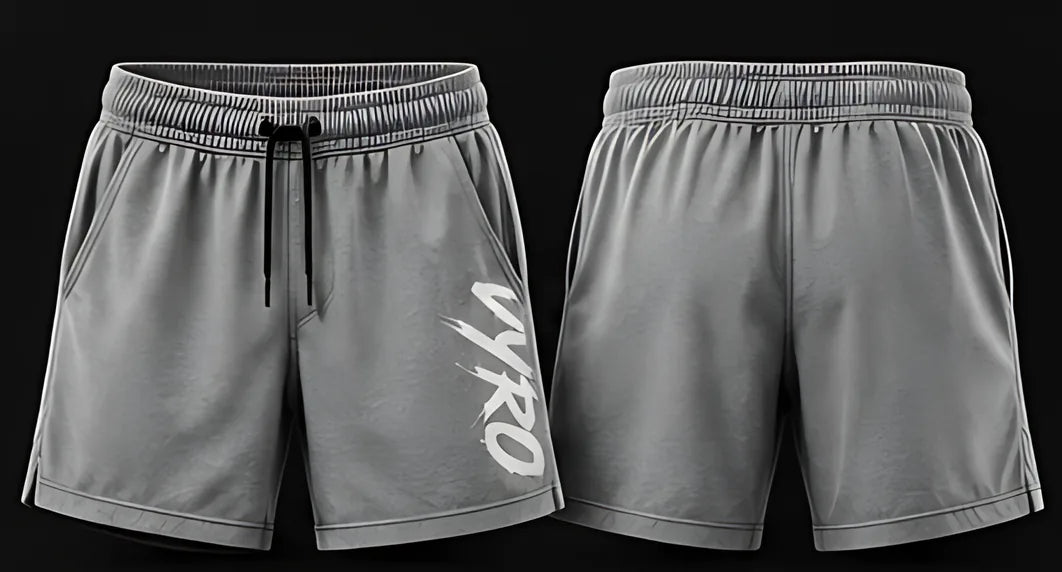 Gray flat front and back