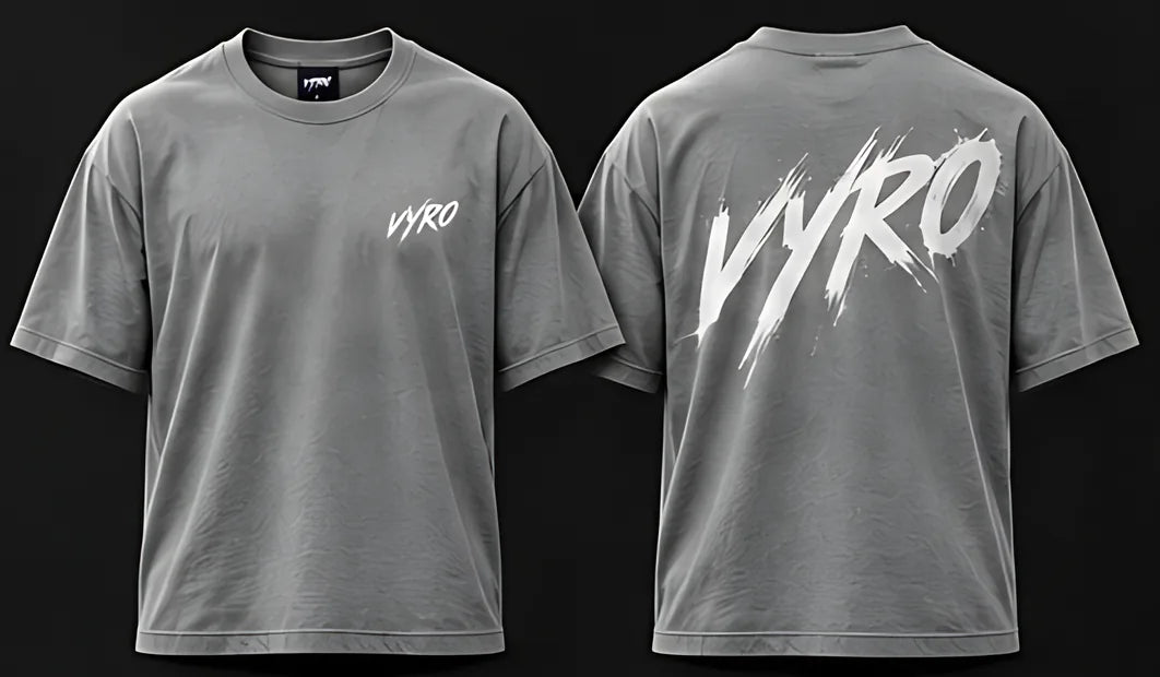 Gray flat front and back