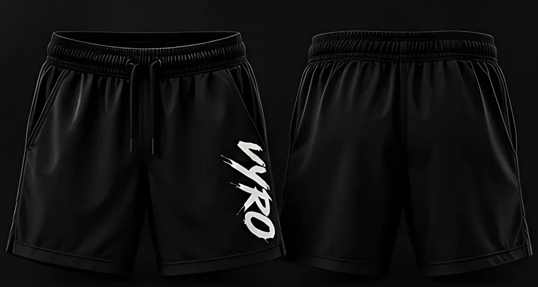 Black flat front and back