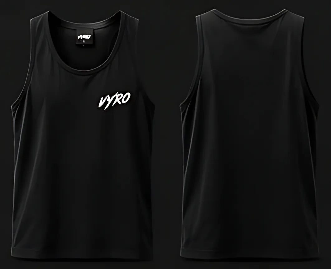 Black flat front and back