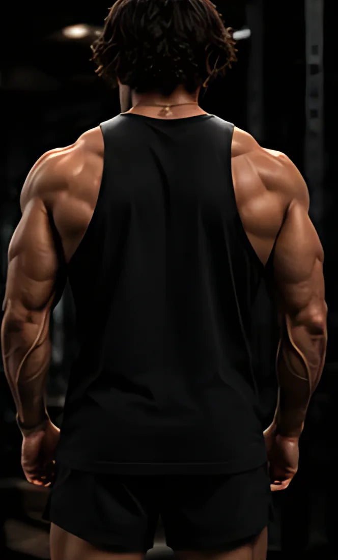 Black worn, back