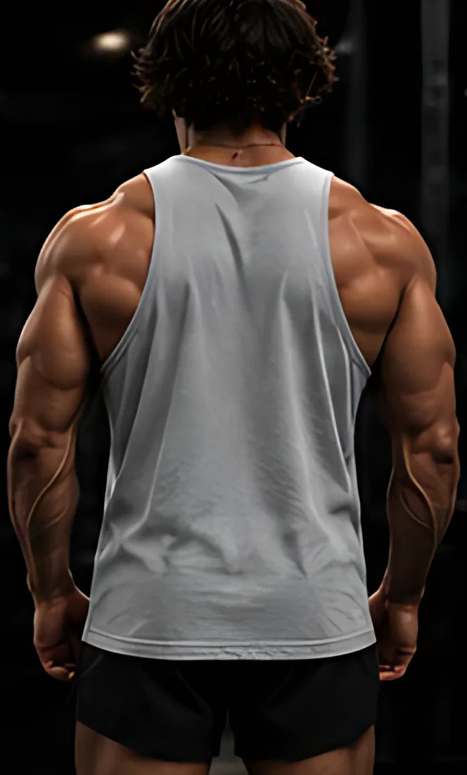 Gray worn, back