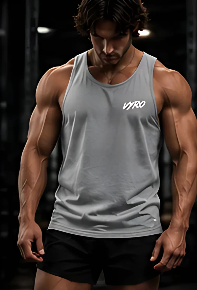 Gray worn, front