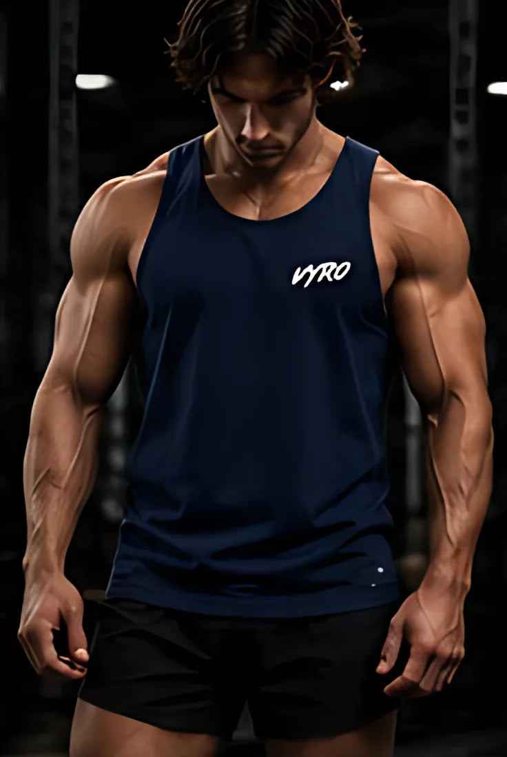 Navy worn, front